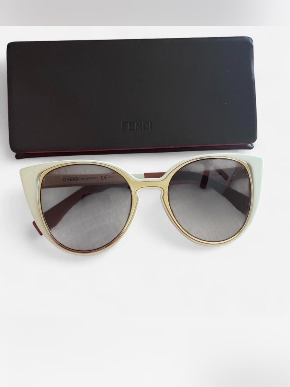 Fendi cateye sunglasses & case